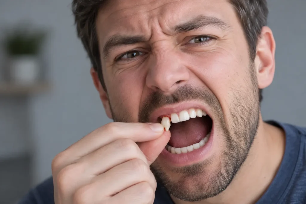 can you pull out your own tooth at home