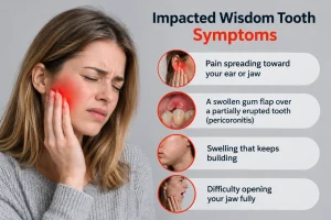 signs of wisdom tooth pain