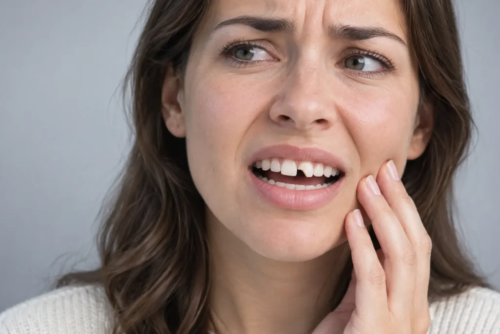 what to do if you crack or broke the tooth acton