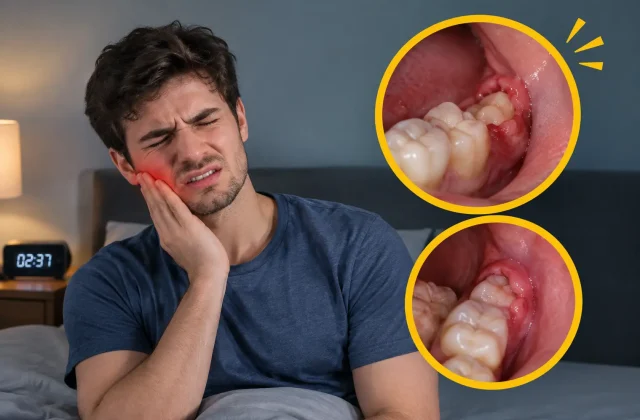 wisdom tooth pain at night